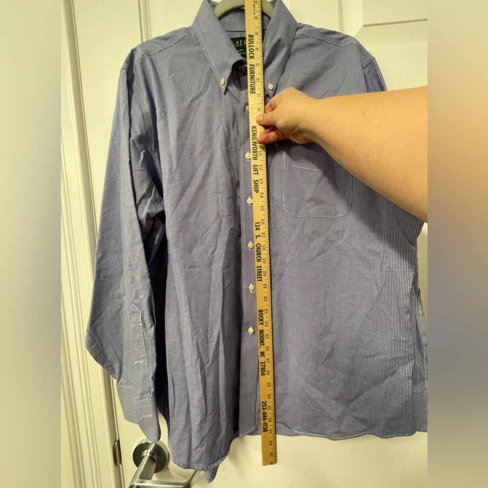 Excellent used condition men’s neck size 17 Lauren by Ralph Lauren dress shirt - Picture 3 of 5